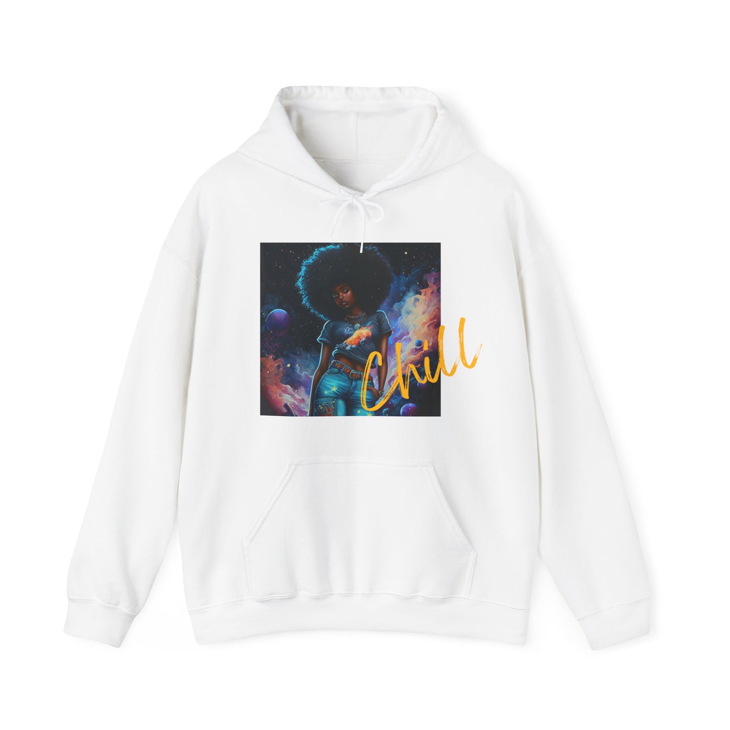 Chill black girl  Hooded Sweatshirt